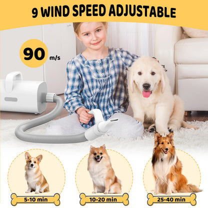 4-in-1 Smart Handle Pet Hair Dryer