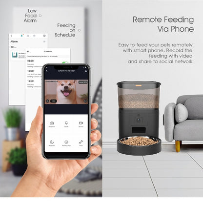 6L Smart Pet Feeder with HD Camera & App Control