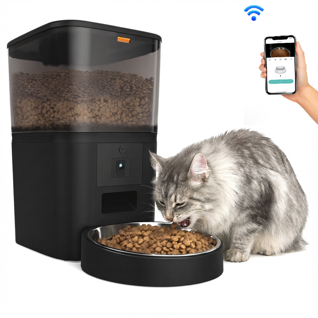 6L Smart Pet Feeder with HD Camera & App Control